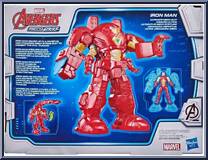 Iron Man (Ultimate Mech Suit) from Mech Strike - Avengers - Deluxe manufactured by Hasbro [Back]