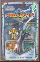 Sumilidon vs Mega-Emperor from Medabots - 2-Packs manufactured by Hasbro [Front]