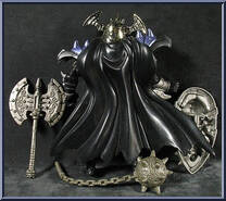 Black Knight / Horse from Medieval Knights - Basic Series manufactured by Chap Mei [Loose]