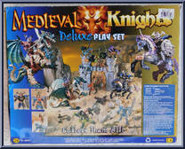 Black Knight / Horse from Medieval Knights - Basic Series manufactured by Chap Mei [Back]