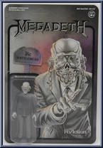 Vic Rattlehead (Black & White) from Megadeth - ReAction Figures manufactured by Super7 [Front]