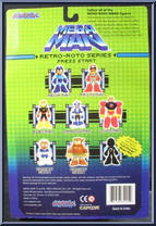 Elecman from MegaMan - Retro-Roto manufactured by Jazwares [Back]