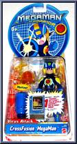 CrossFusion MegaMan from MegaMan NT Warrior - Virus Attack manufactured by Mattel [Front]