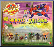 Collection #3 Featuring Warmonger from Mighty Max - Heroes & Villains manufactured by Blue Bird [Front]