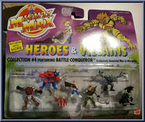 Collection #4 Featuring Battle Conqueror from Mighty Max - Heroes & Villains manufactured by Blue Bird [Front]