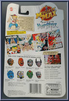 Defeats Vamp Biter from Mighty Max - Horror Heads manufactured by Blue Bird [Back]