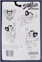 Mighty Mouse from Mighty Mouse - Bendables manufactured by Jesco [Back]