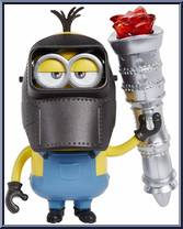 Kevin (Flame Throwing) from Minions - Rise of Gru - Basic Series manufactured by Mattel [Loose]