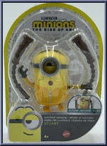 Stuart (Nunchuck Swinging) from Minions - Rise of Gru - Basic Series manufactured by Mattel [Front]