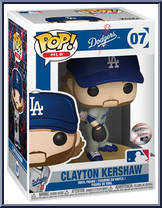 Clayton Kershaw (Dodgers / Gray) from MLB - Pop! Vinyl Figures manufactured by Funko [Front]