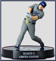 Corey Seager (Gray Uniform) (Dodgers) from MLB - 2017 Series manufactured by Imports Dragon [Loose]