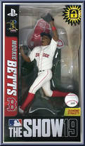 Mookie Betts from MLB the Show 19 - Series 1 manufactured by McFarlane [Front]
