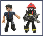 Fire Fighters from Mobile Action Extreme - Minimates - Elite Heroes - Wave 1 manufactured by Diamond Select [Loose]