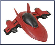 M.A.X.-Tech Stealth Jet (Red) / Pilot (Red) from Mobile Action Extreme - Minimates - Vehicles manufactured by Diamond Select [Loose]