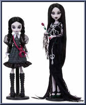 Addams Family (Morticia / Wednesday) from Monster High - Skullector manufactured by Mattel [Loose]