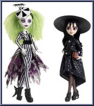 Beetlejuice / Lydia Deetz from Monster High - Skullector manufactured by Mattel [Loose]