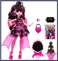 Draculaura from Monster High - Monster Ball manufactured by Mattel [Loose]