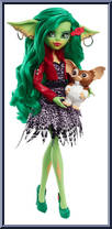 Greta Gremlin (Gremlins 2) from Monster High - Skullector manufactured by Mattel [Loose]