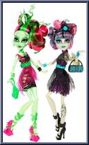 Rochelle Goyle & Venus McFlytrap from Monster High - Zombie Shake manufactured by Mattel [Loose]