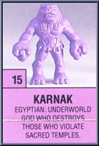 Karnak from Monster in My Pocket - Series 1 manufactured by Matchbox [Loose]