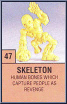 Skeleton from Monster in My Pocket - Series 1 manufactured by Matchbox [Loose]