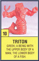 Triton from Monster in My Pocket - Series 1 manufactured by Matchbox [Loose]