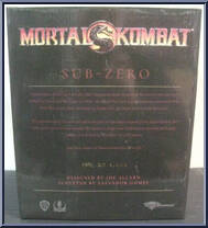 Sub-Zero from Mortal Kombat - Legends in 3D manufactured by Diamond Select [Back]