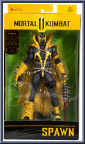 Spawn (Curse of Apocalypse) (Gold Label) from Mortal Kombat - Mortal Kombat 11 manufactured by McFarlane [Front]