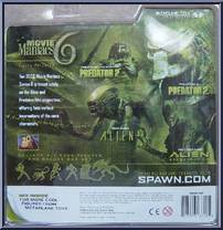 Predator from Movie Maniacs - Series 6 manufactured by McFarlane [Back]