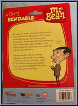 Mr. Bean from Mr. Bean - Bendables manufactured by NJ Croce [Back]