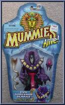 Evil Sorcerer Scarab from Mummies Alive - Forces of Evil manufactured by Kenner [Front]