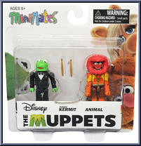 Tuxedo Kermit / Animal from Muppets - Minimates - Toys R Us - Series 2 manufactured by Diamond Select [Front]
