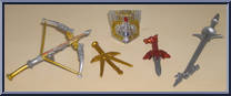 Deirdre from Mystic Knights of Tir Na Nog - Mystic Defenders manufactured by Bandai [Loose]