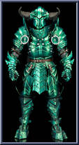 Armory Knight (Green / Evil) from Mythic Legions - Special Releases manufactured by Four Horsemen [Loose]