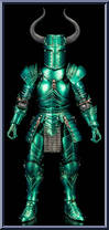 Armory Knight (Green / Heroic) from Mythic Legions - Special Releases manufactured by Four Horsemen [Loose]