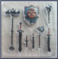 Dwarf Weapons from Mythic Legions - Advent of Decay - Accessories manufactured by Four Horsemen [Front]