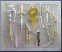Elf Weapons from Mythic Legions - Advent of Decay - Accessories manufactured by Four Horsemen [Back]