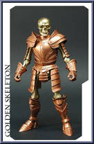 Gold Skeleton Action Figure