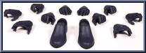 Hands and Feet 2 from Mythic Legions - Illythia - Accessories manufactured by Four Horsemen [Loose]
