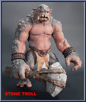 Stone Troll from Mythic Legions - Covenant of Shadows manufactured by Four Horsemen [Loose]