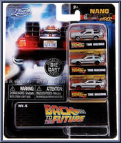 Time Machine / Time Machine / Time Machine from Nano Hollywood Rides - Back to the Future manufactured by Jada Toys [Front]
