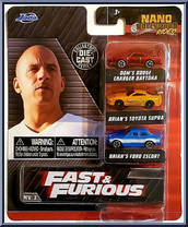 Dodge Charger / Toyota Supra / Ford Escort Action Figure