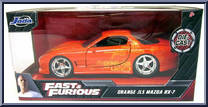 Orange JLS Mazda RX-7 Action Figure