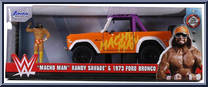 Macho Man Randy Savage & 1973 Ford Bronco from Nano Hollywood Rides - WWE manufactured by Jada Toys [Front]
