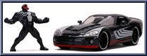 Venom & 2008 Dodge Viper Action Figure