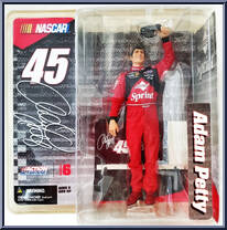 Adam Petty (Sprint) #45 from Nascar - Series 6 manufactured by McFarlane Toys [Front]