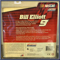 Bill Elliott (Dodge) #9 from Nascar - Series 6 manufactured by McFarlane Toys [Back]