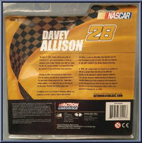 Davey Allison (Havoline) #28 from Nascar - Series 5 manufactured by McFarlane Toys [Back]