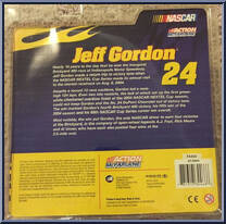 Jeff Gordon (Du Pont) #24 from Nascar - Series 6 manufactured by McFarlane Toys [Back]