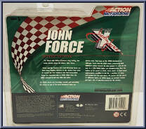 John Force (Castrol GTX) from Nascar - Series 5 manufactured by McFarlane Toys [Back]